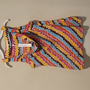 ❤️ NWT! TRINA TURK SILK DRAPEY TANK TOP, SMALL